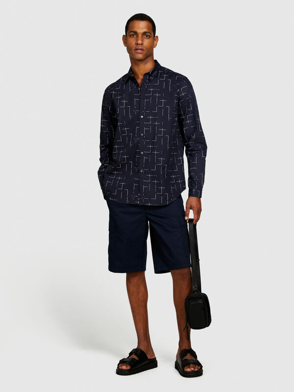 Printed shirt - men's regular fit shirts | Sisley