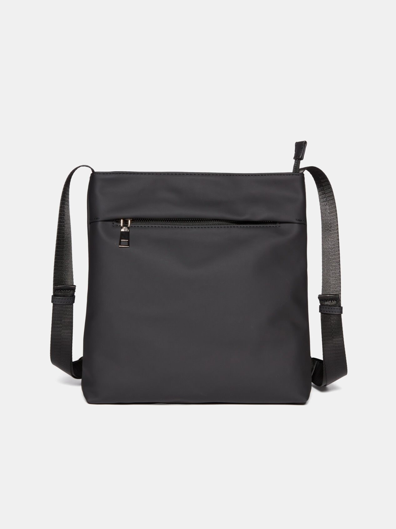 Crossbody bag with pocket, Black - Sisley