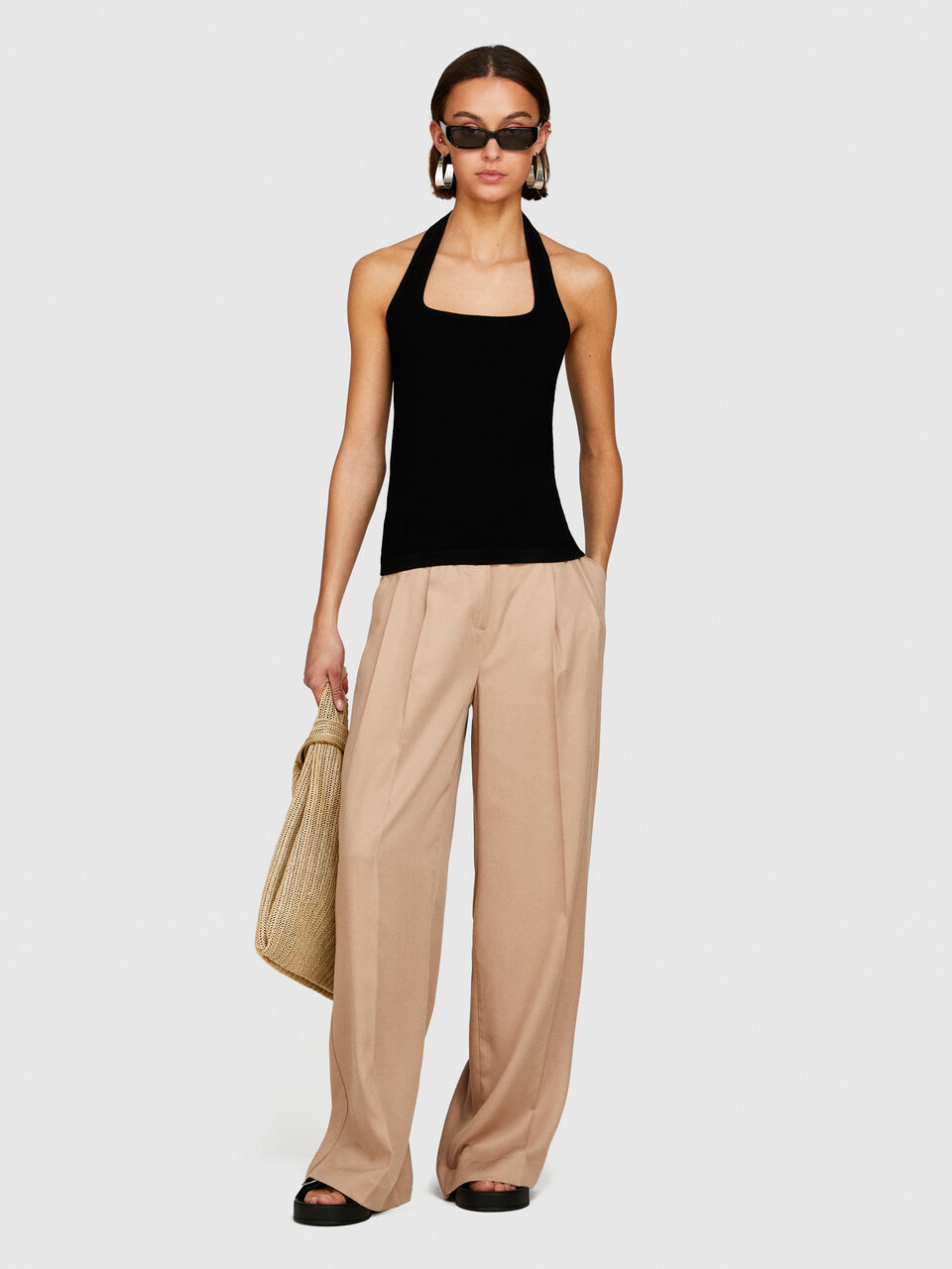 Seamless ribbed top Women image number null