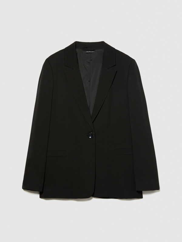 Single-breasted blazer - women's blazers | Sisley
