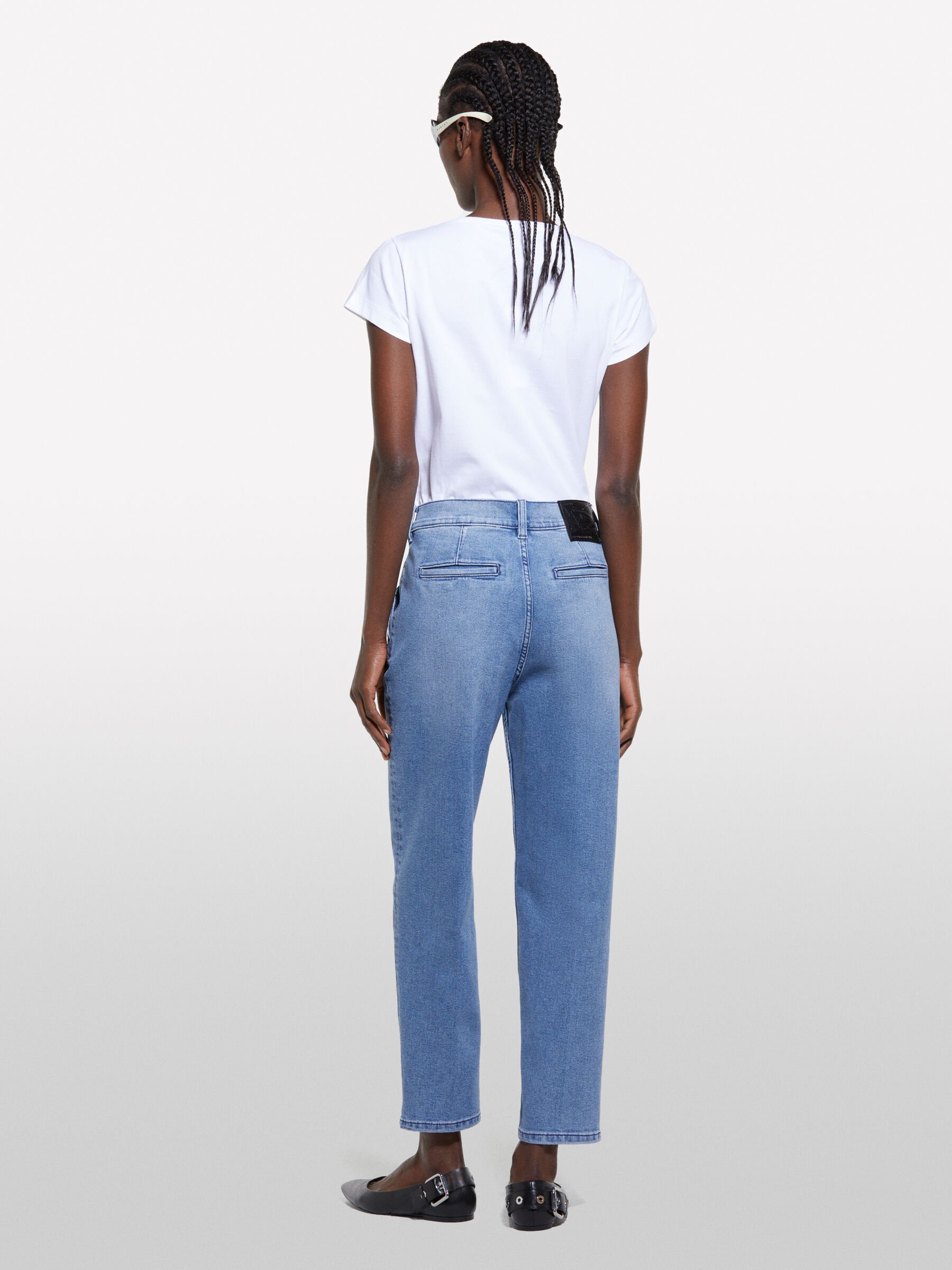 デニム・ジーパン FABIANA FILIPPI Knitted pocket jeans Fabiana Filippi knitted-pocket Jeans | Blue | FARFETCH HK