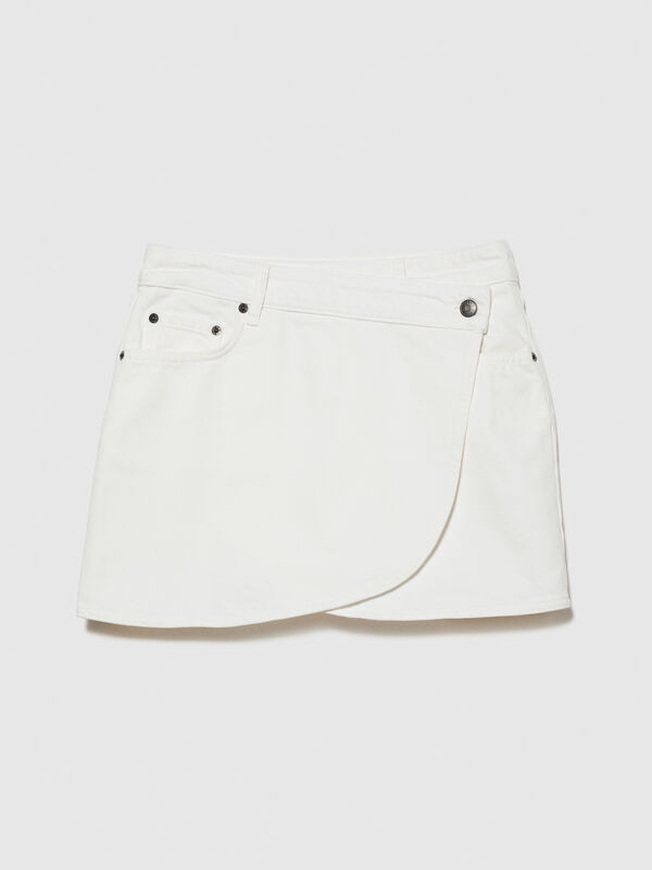 Denim mini skirt - women's mini skirts | Sisley