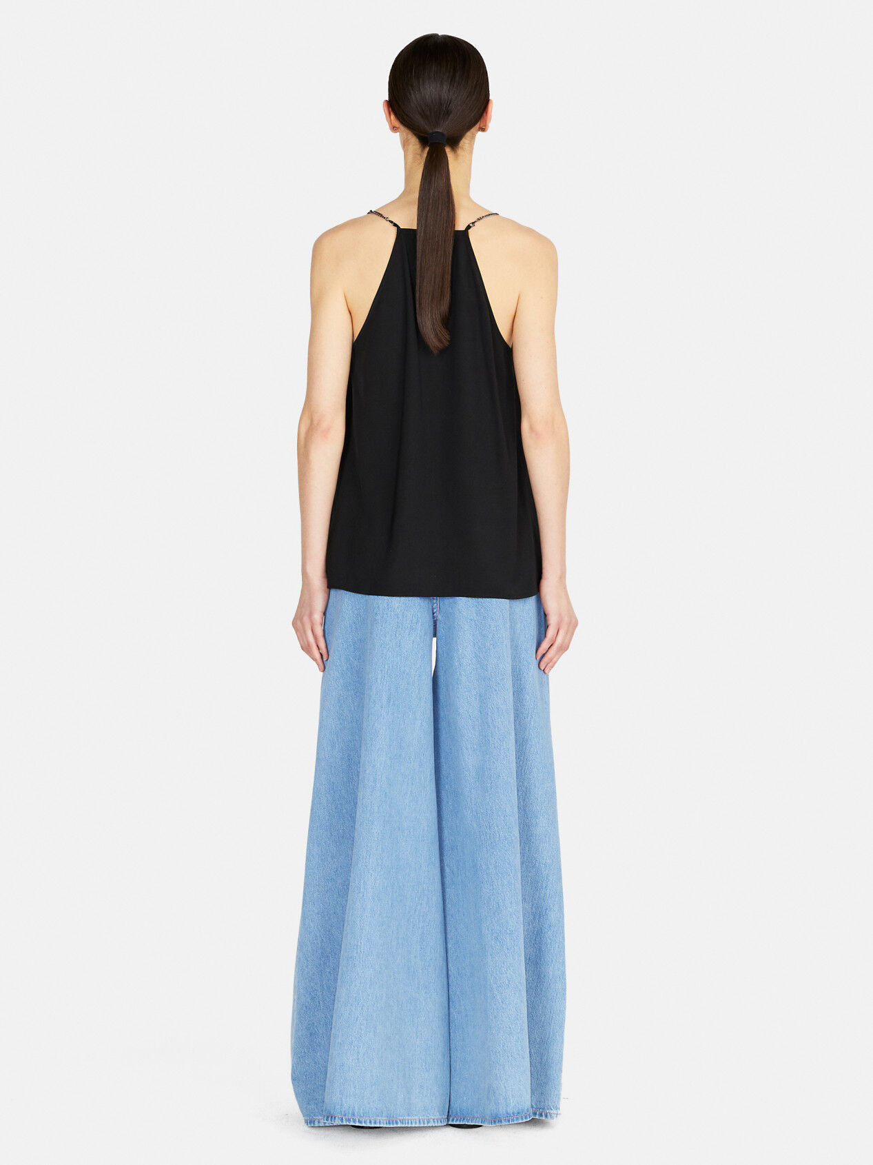 Halter neck flowy top hotsell