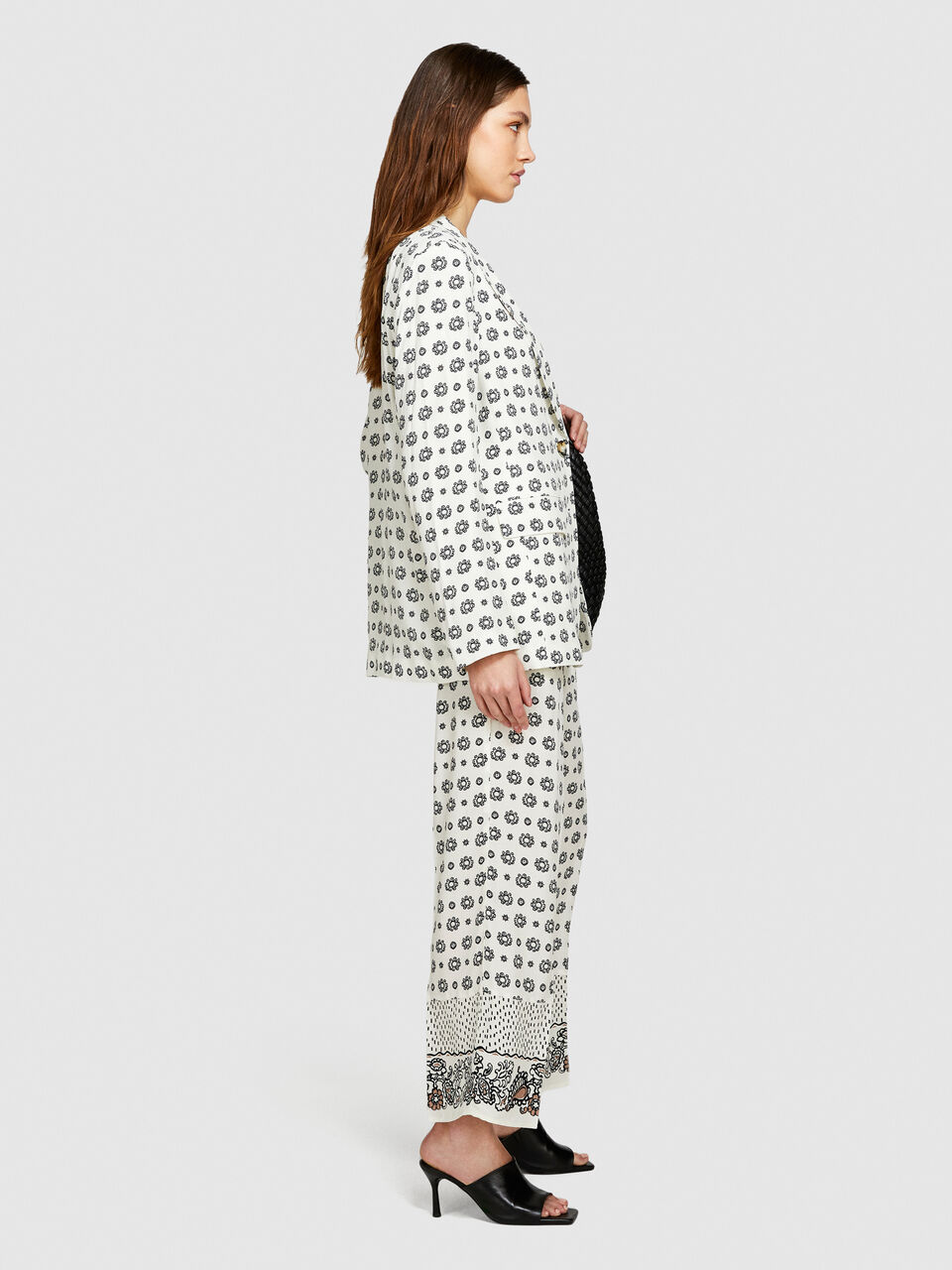 Printed blazer Women image number null