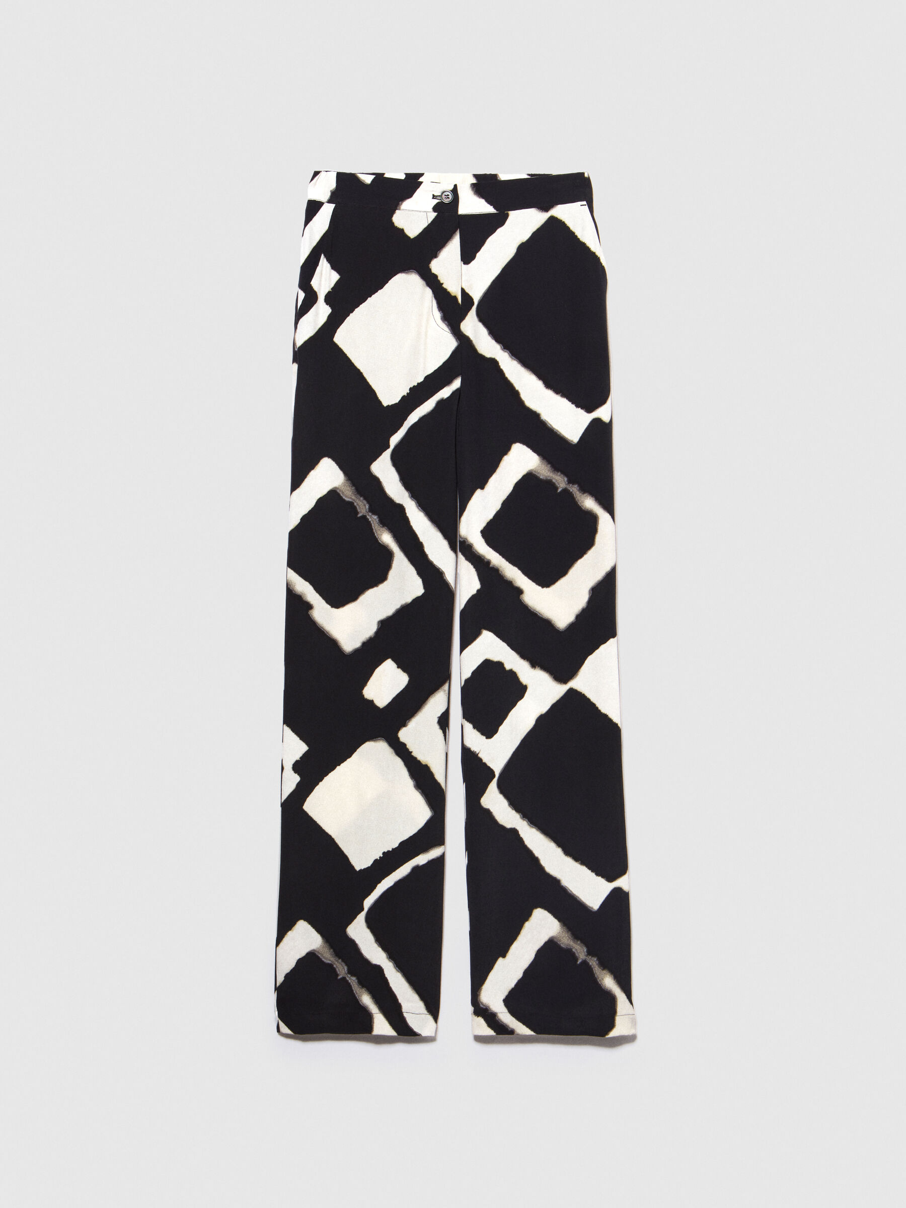 Printed trousers Women image number null