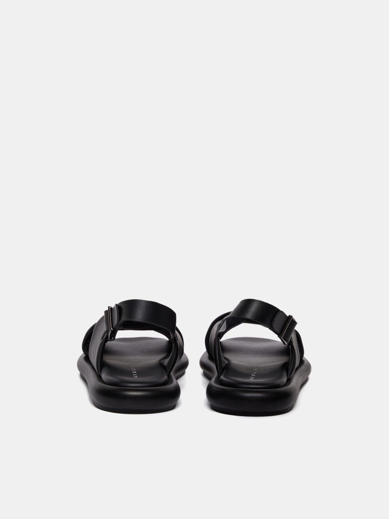 Black strap sales slippers