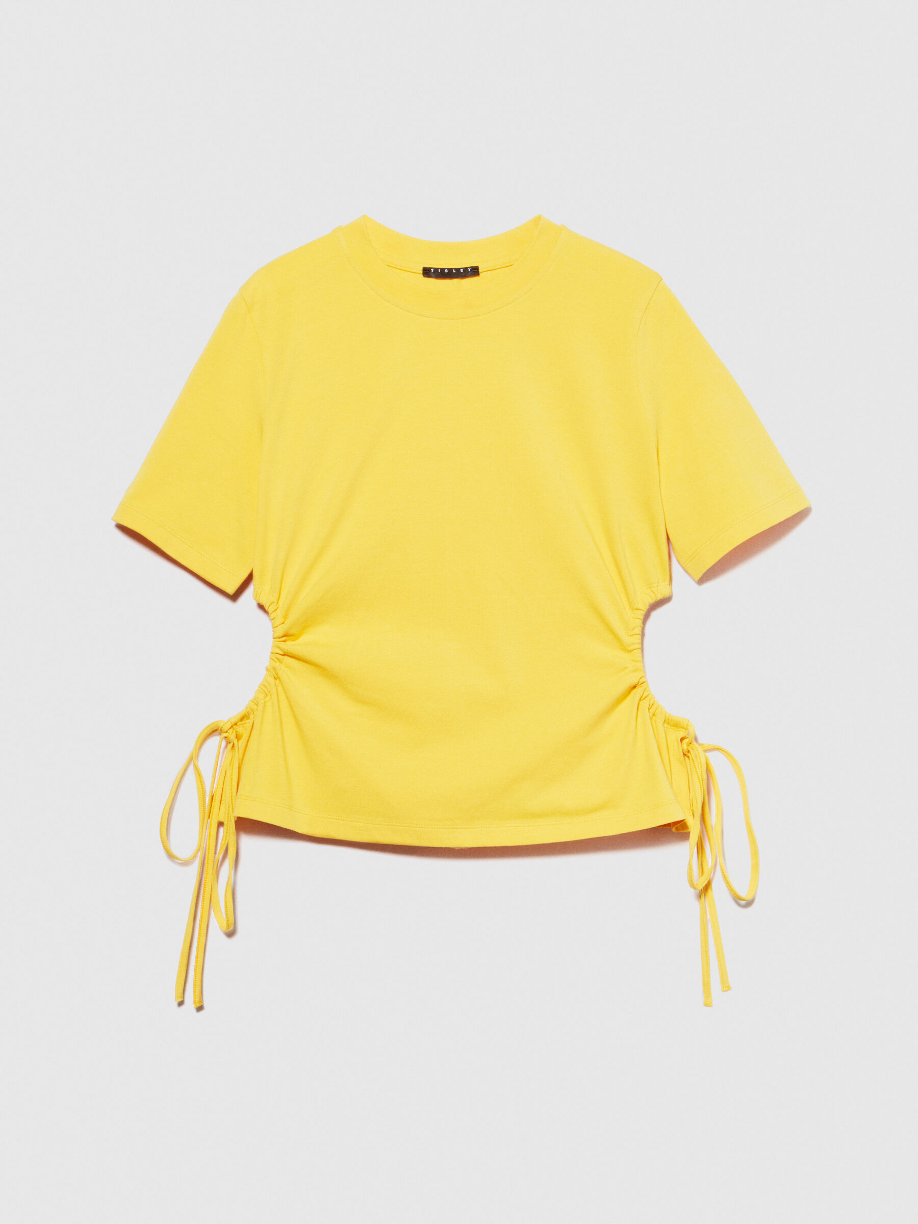 T-shirt with porthole and drawstring Women image number null