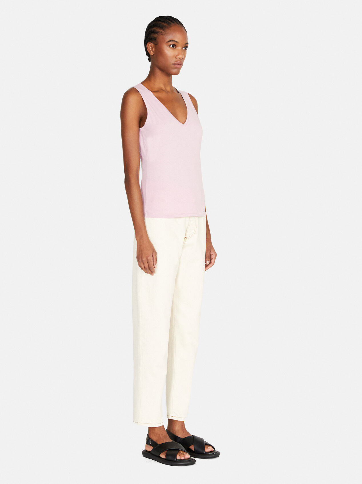 Pink v neck t 2025 shirt women's