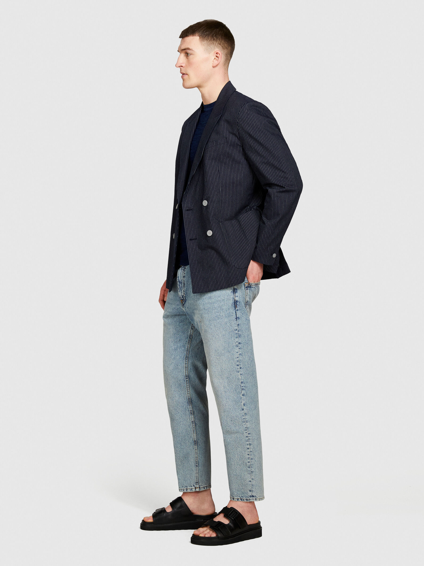 【関税&送料込】Saint Laurent Carrot-Fit Jeans In Denim Sisley_24P_44M3SE023_901_FS_Fu