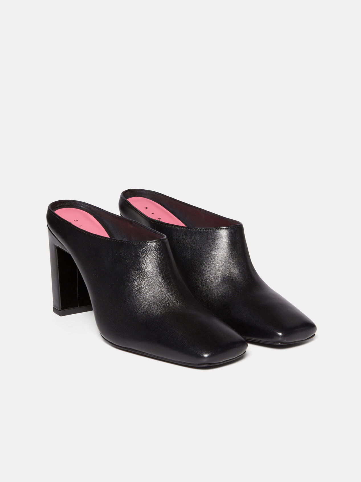 Mules with heel Black Sisley