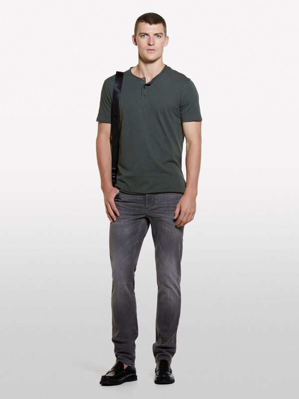 Dark gray skinny fit Helsinki jeans - men's skinny fit jeans | Sisley