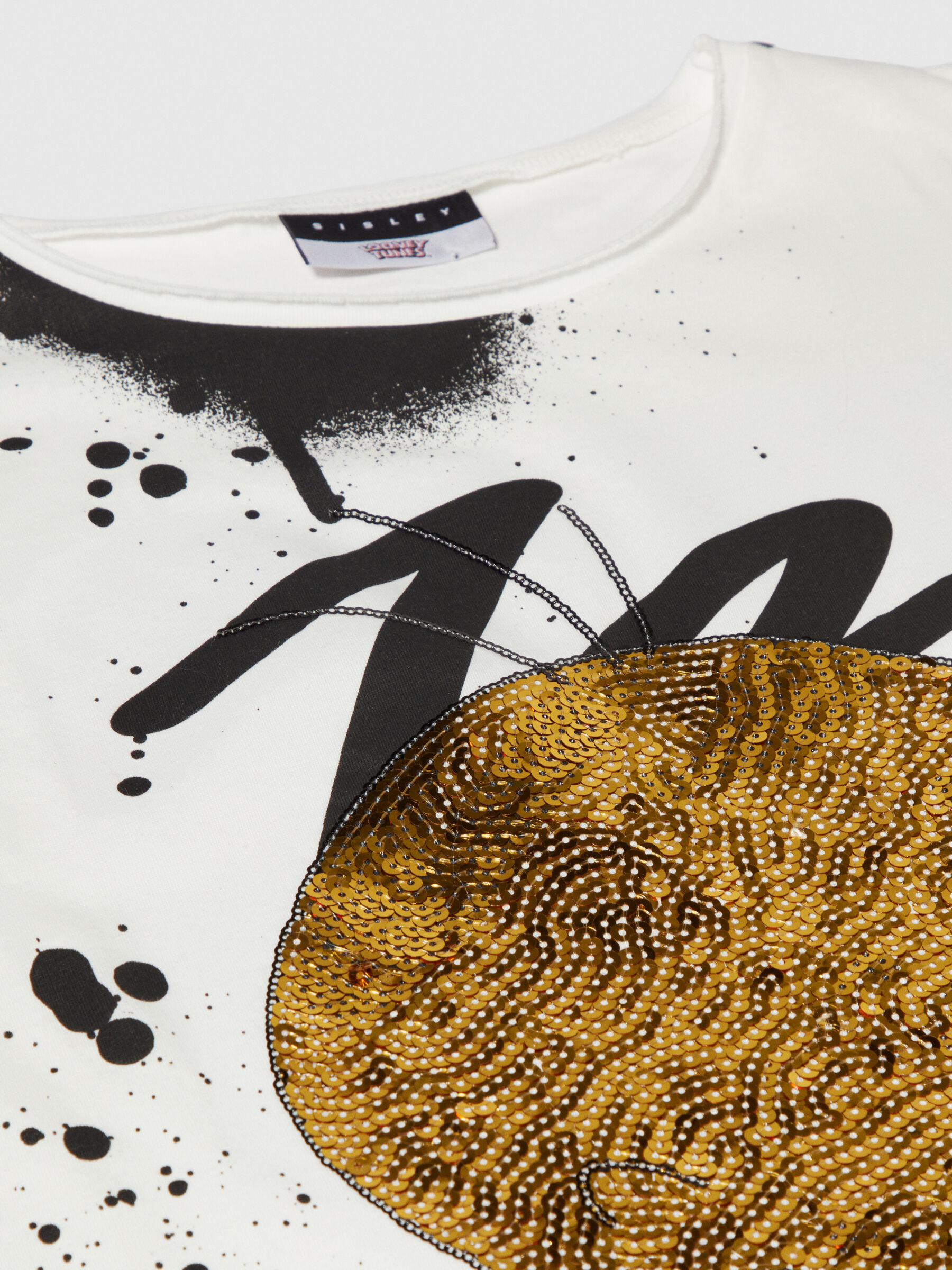 Oversized ©Looney Tunes t-shirt with sequins Junior Girl image number null