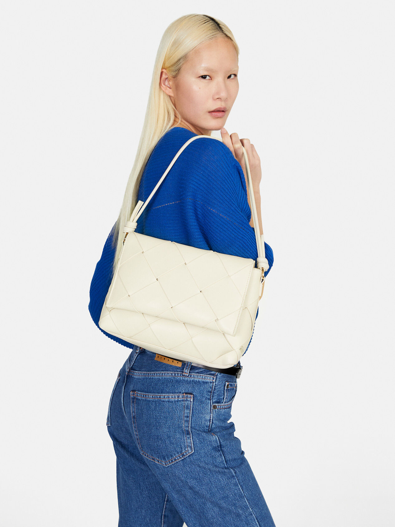 Braided shoulder bag top