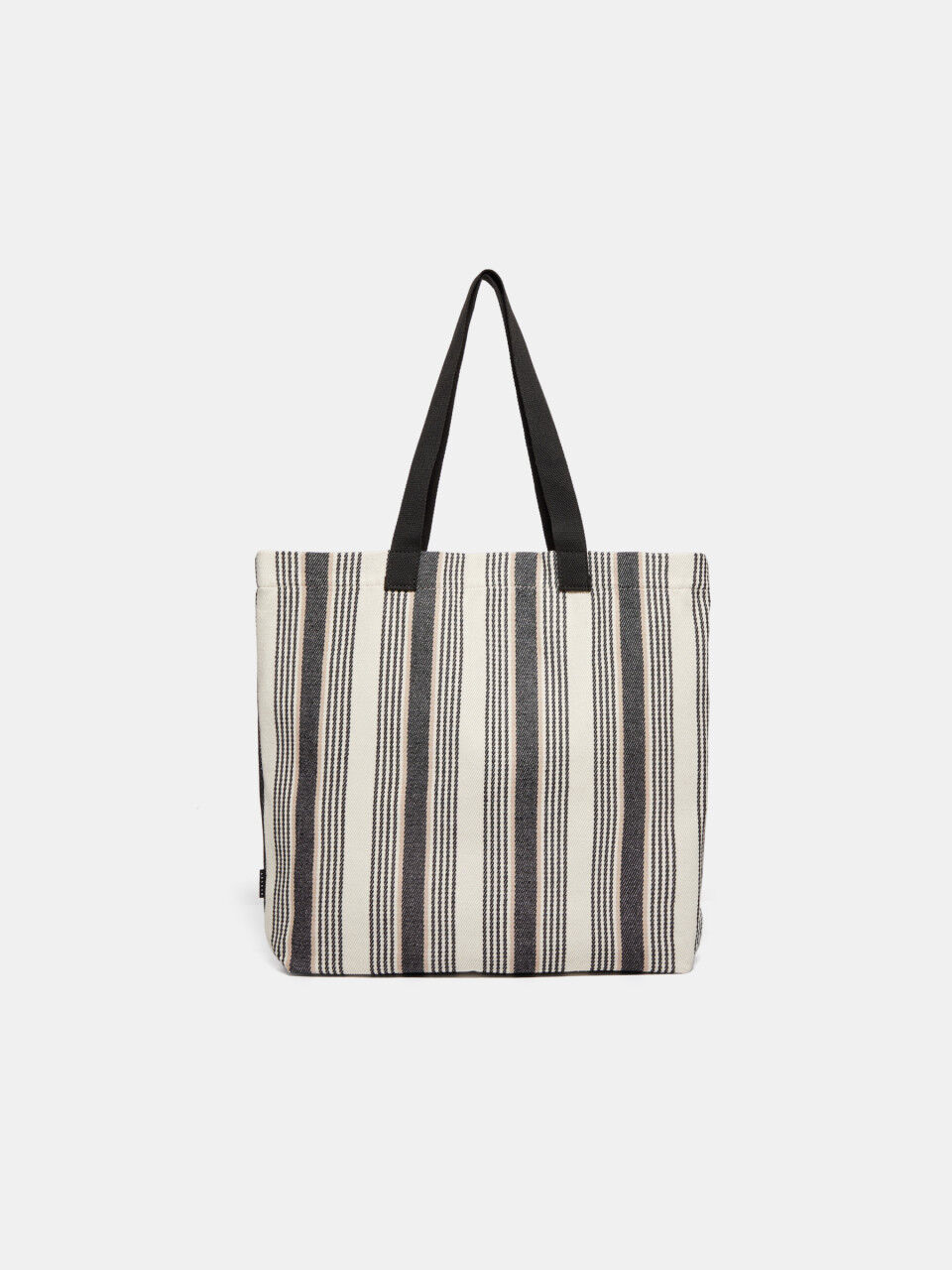 Striped tote bag