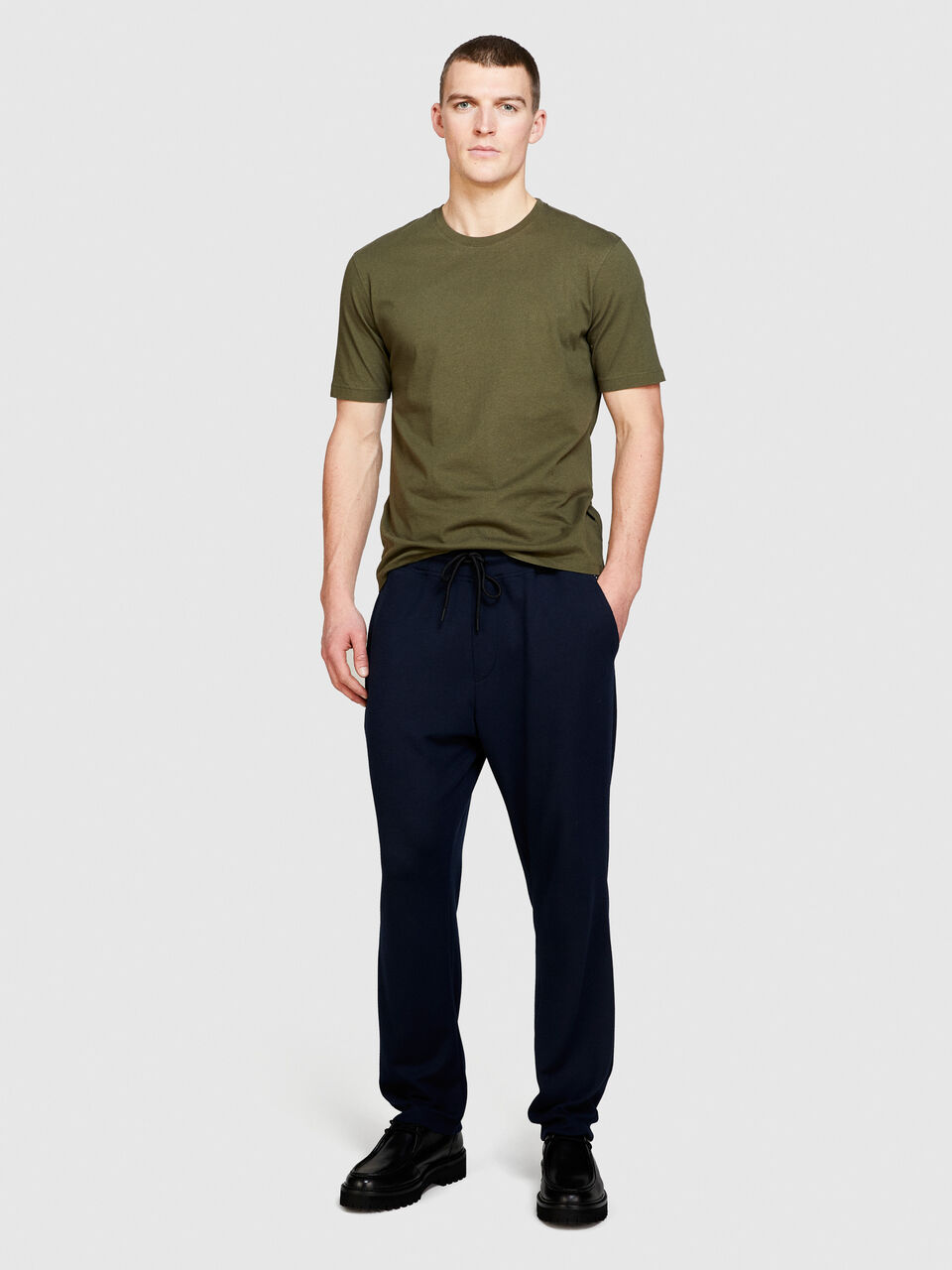Pinstripe joggers Men image number null