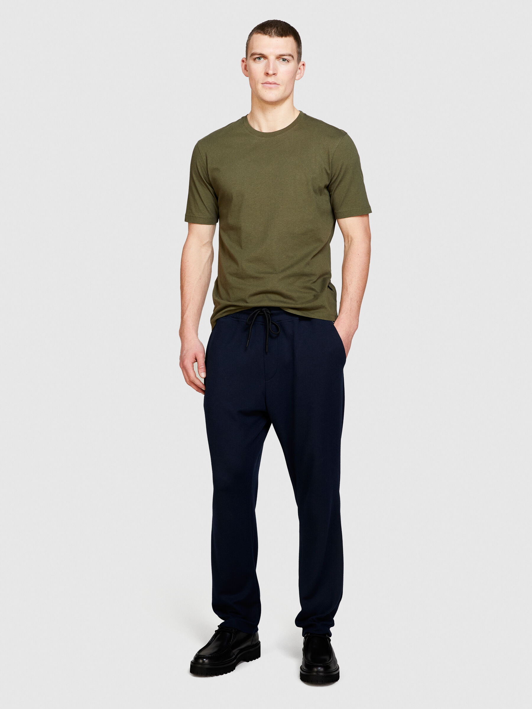 Pinstripe joggers Men image number null