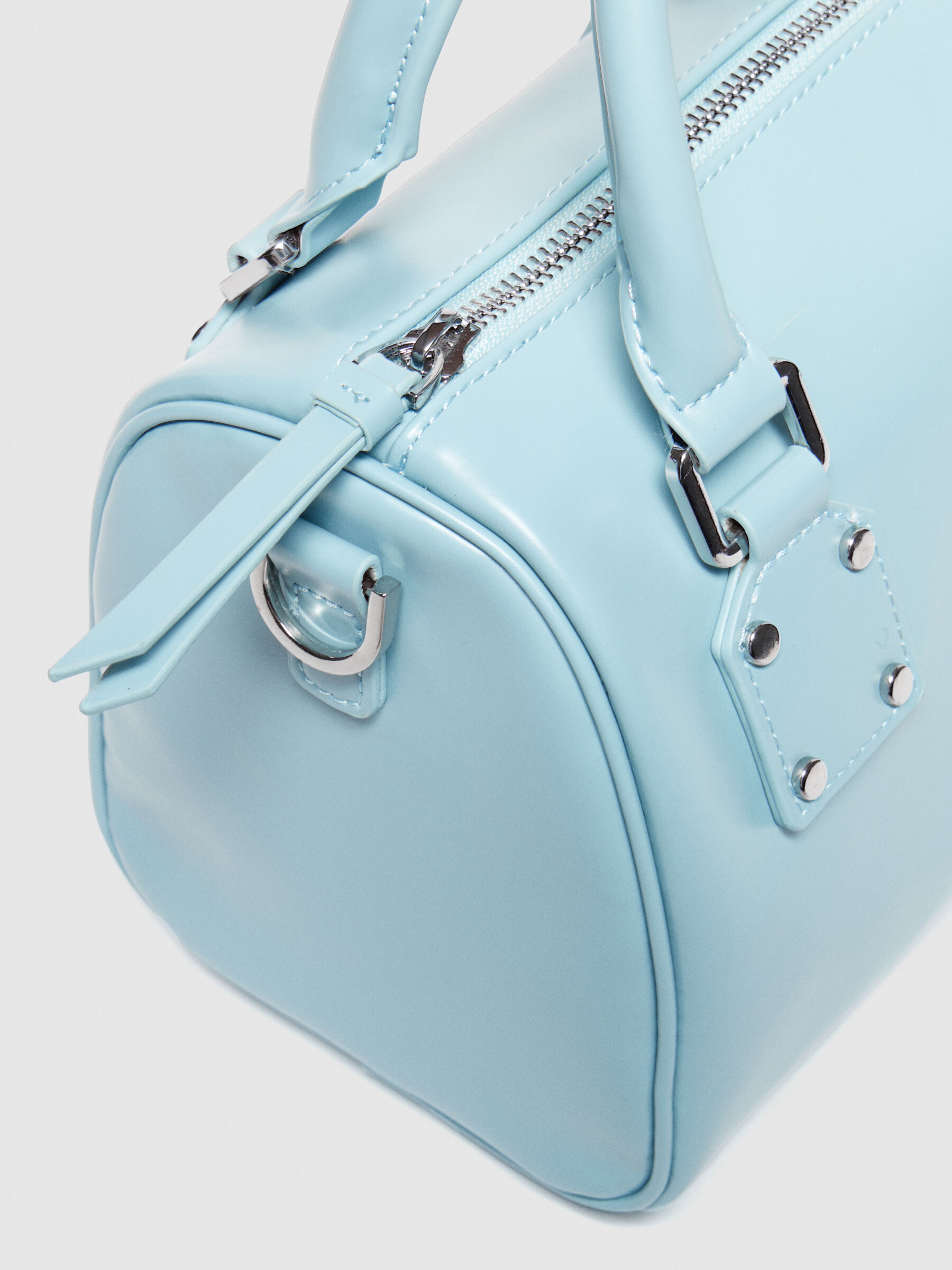 Mini vanity-style handbag with shoulder strap Women image number null