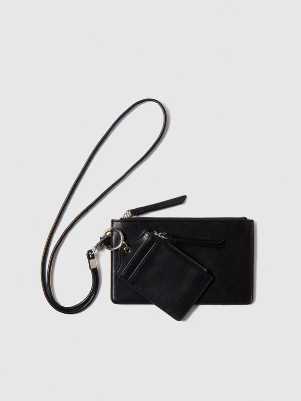 Cell phone holder with card holder - women's clutches and cell phone holders | Sisley