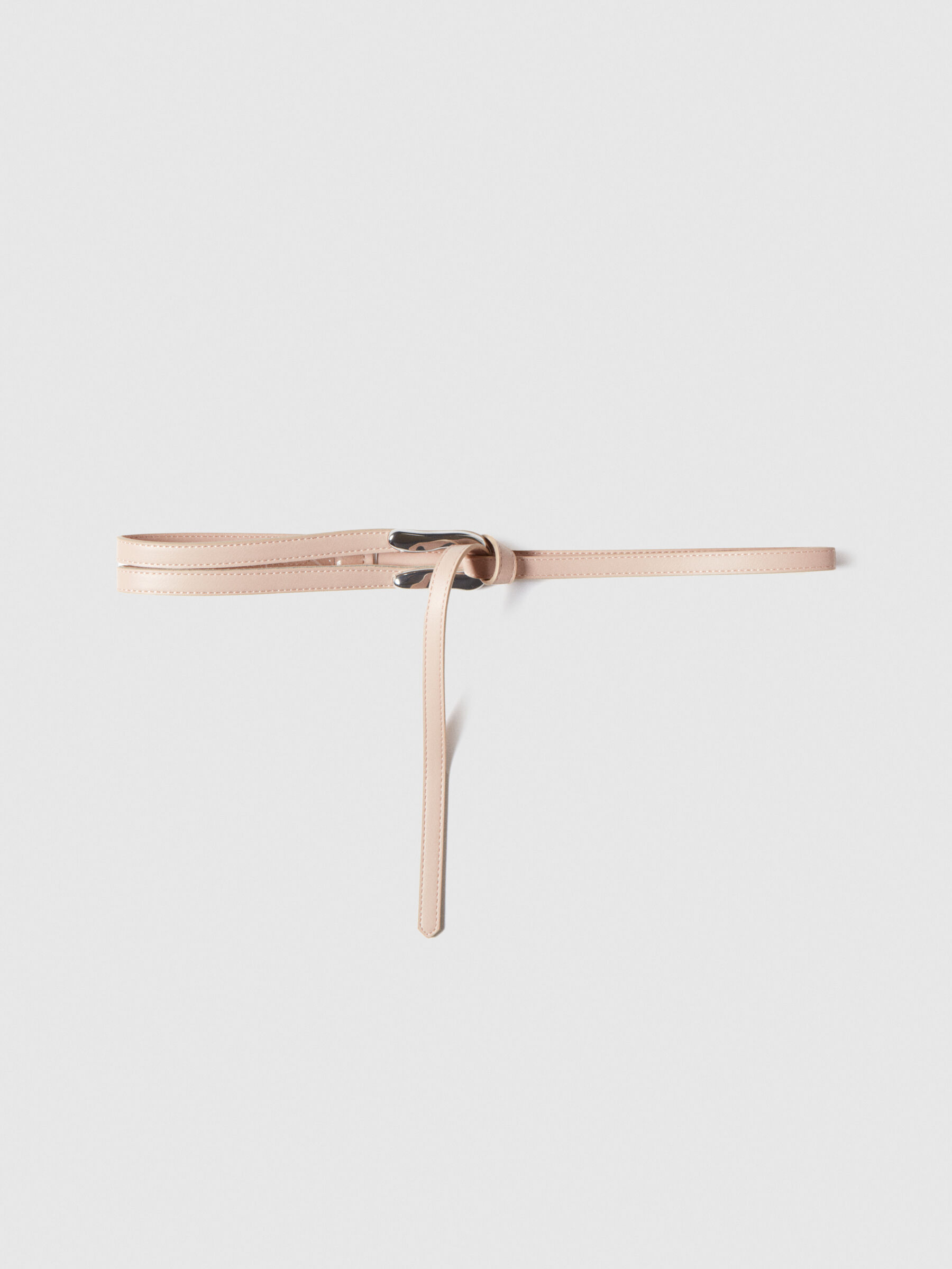 High-waisted asymmetric belt Women image number null