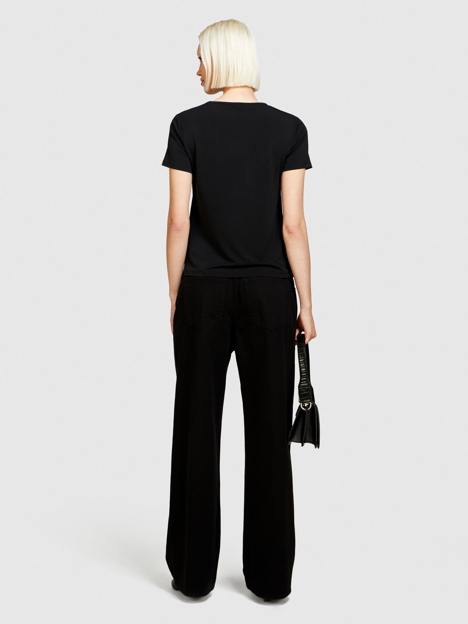 T-shirt with torchon Women image number null