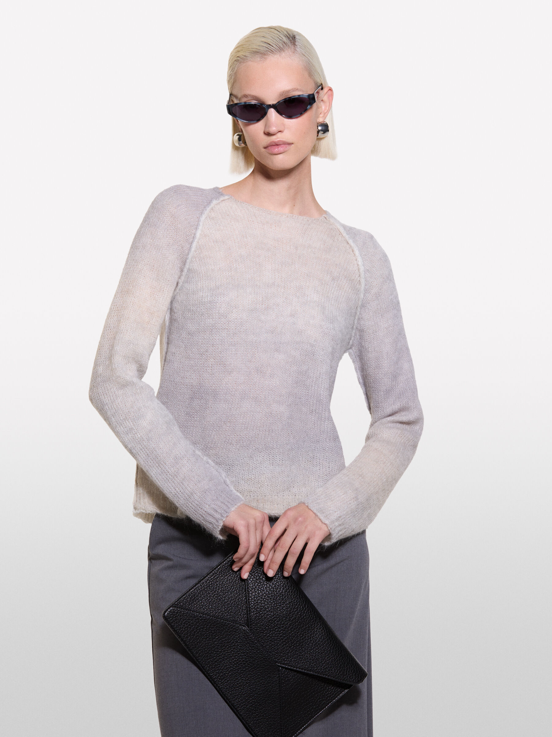 BOAT-NECK SWEAT.L/S Women image number null
