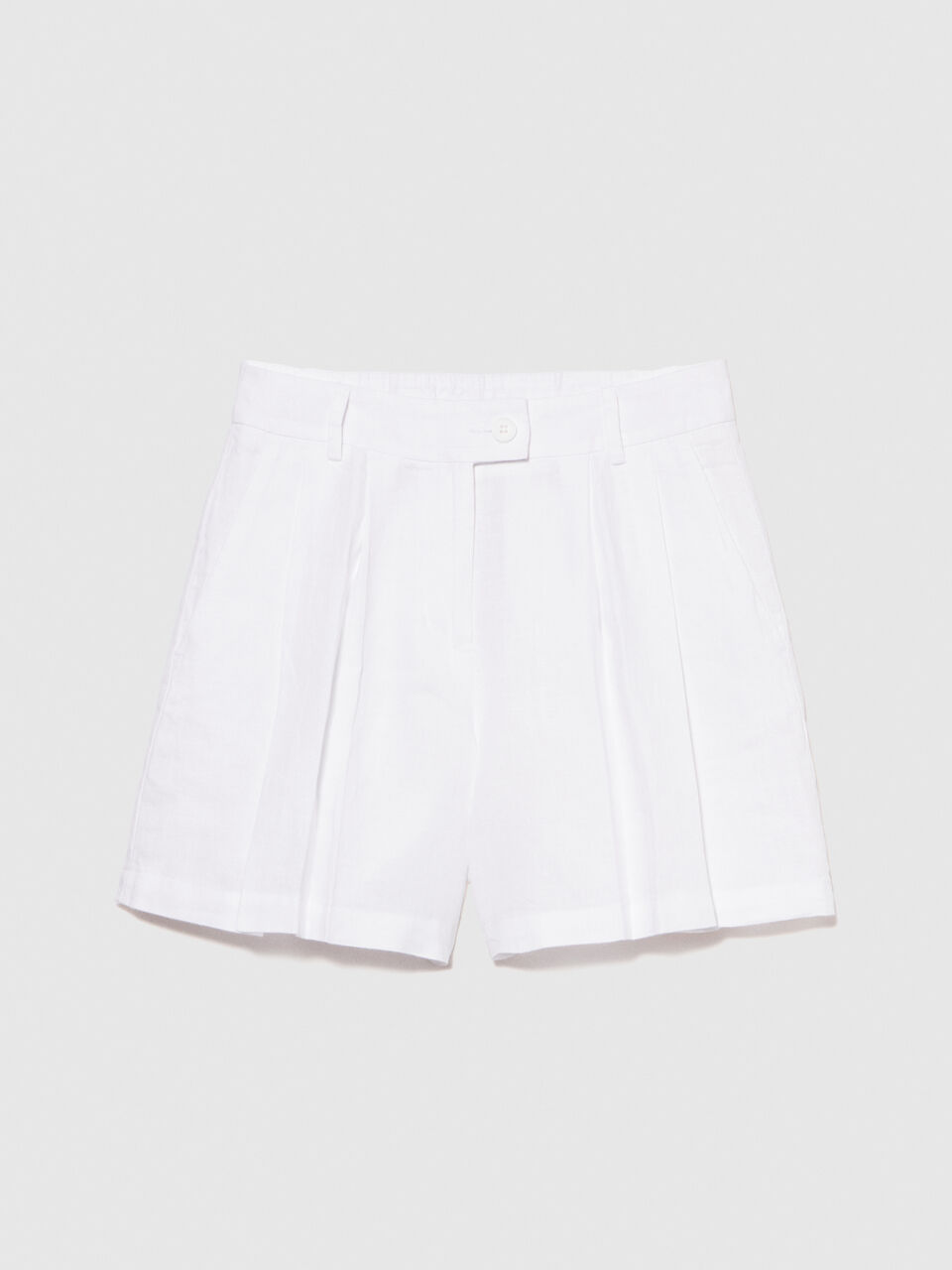 100% linen shorts Women image number null