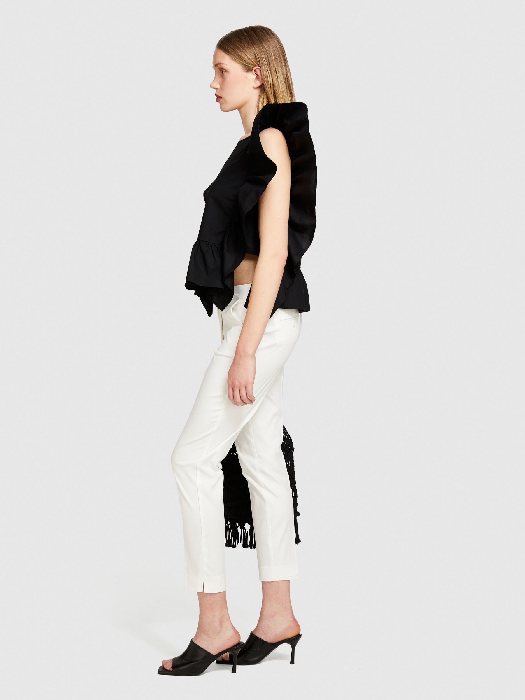 Regular fit chinos Women image number null
