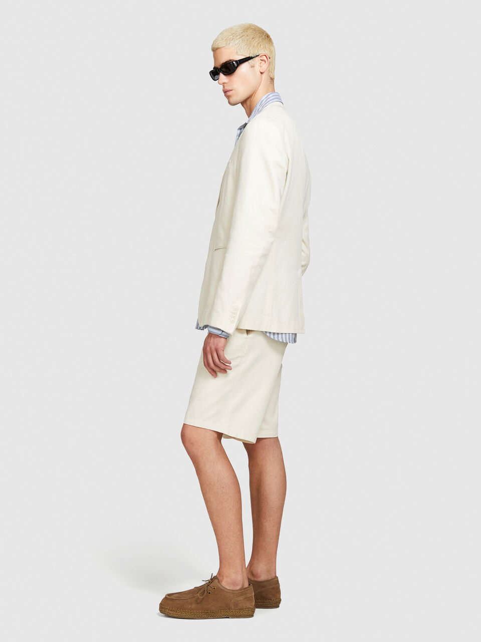 Slim comfort fit bermudas Men image number null