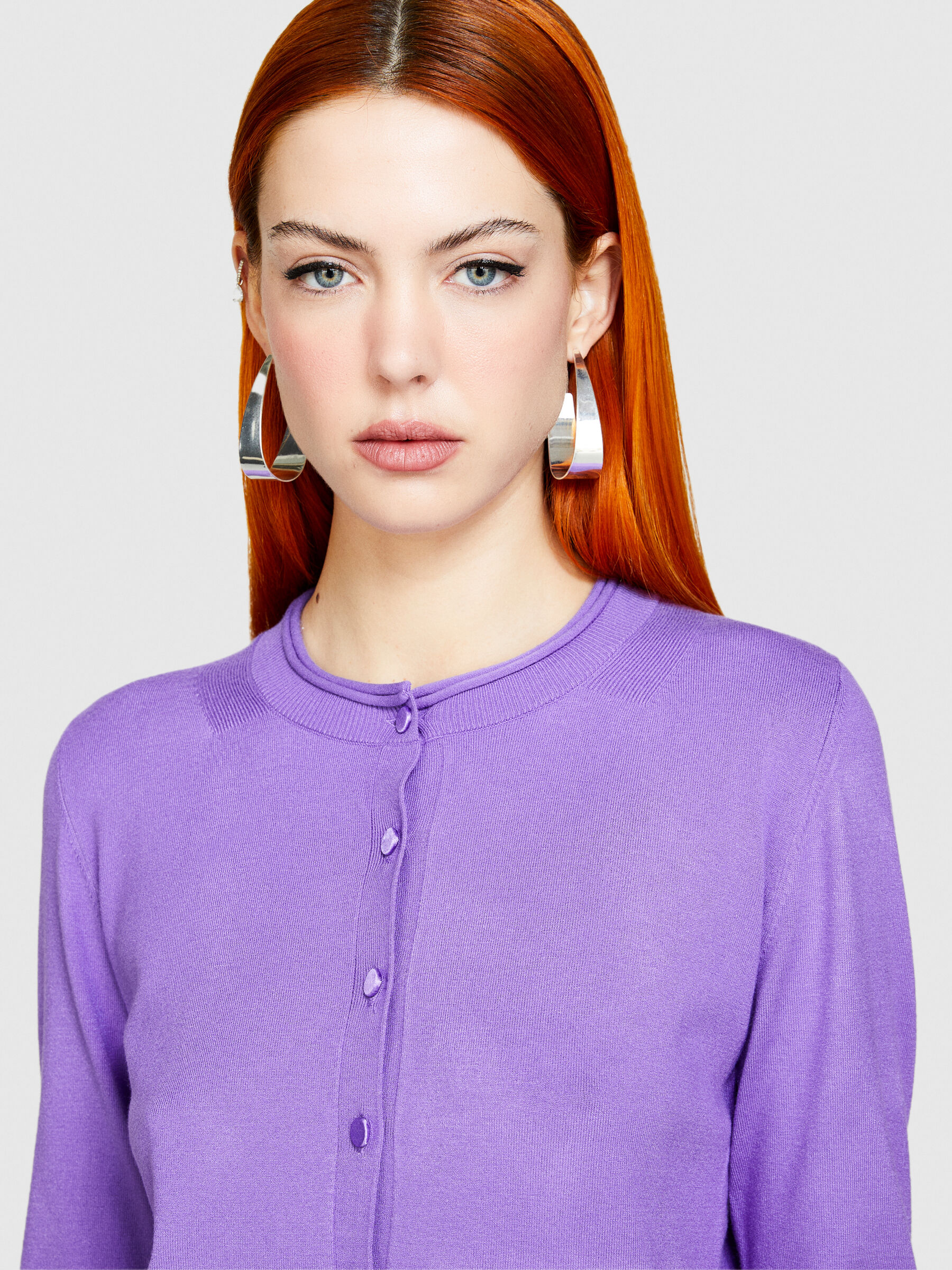 Regular fit cardigan Women image number null