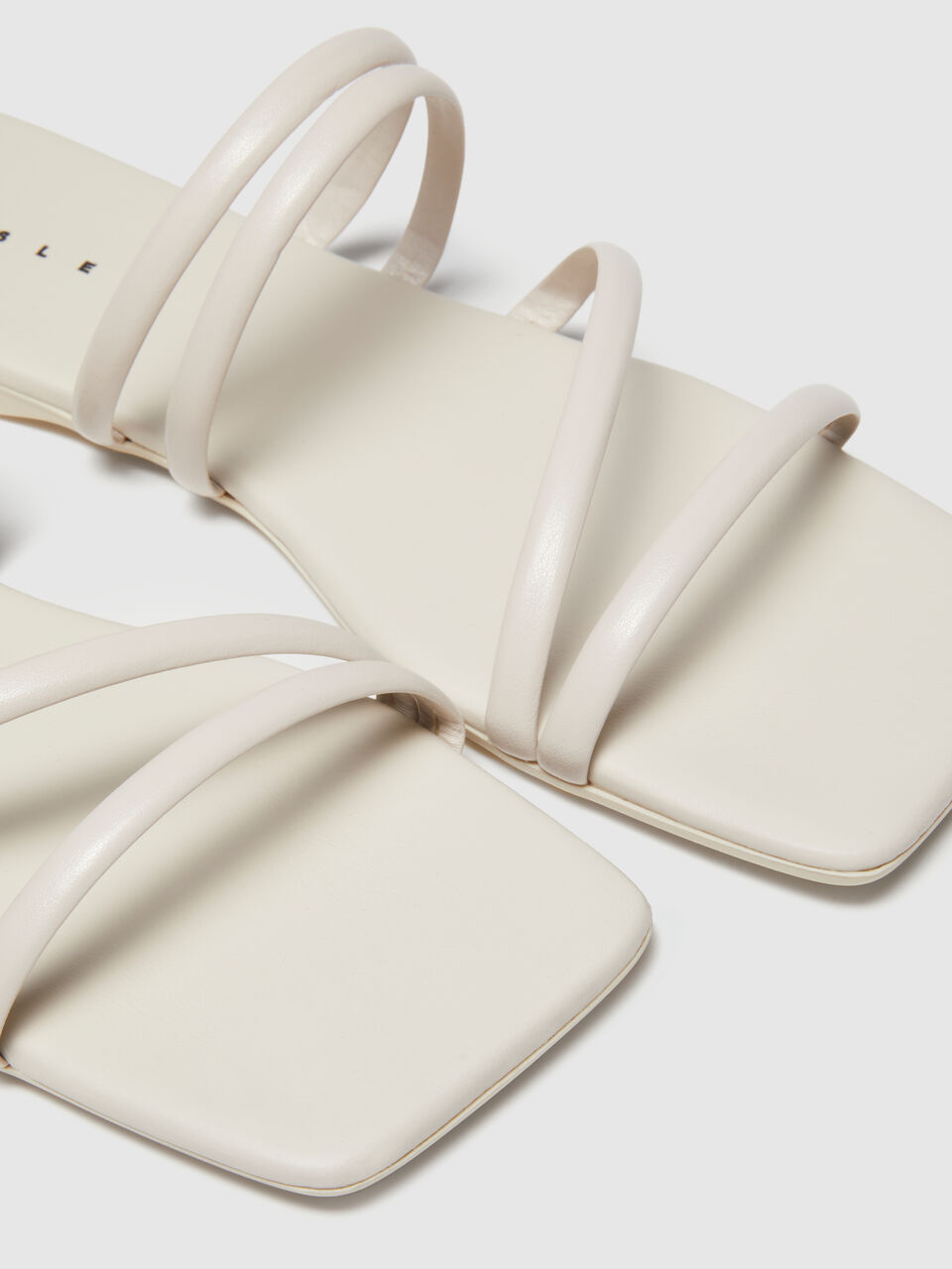 Flat sandals with bands Women image number null