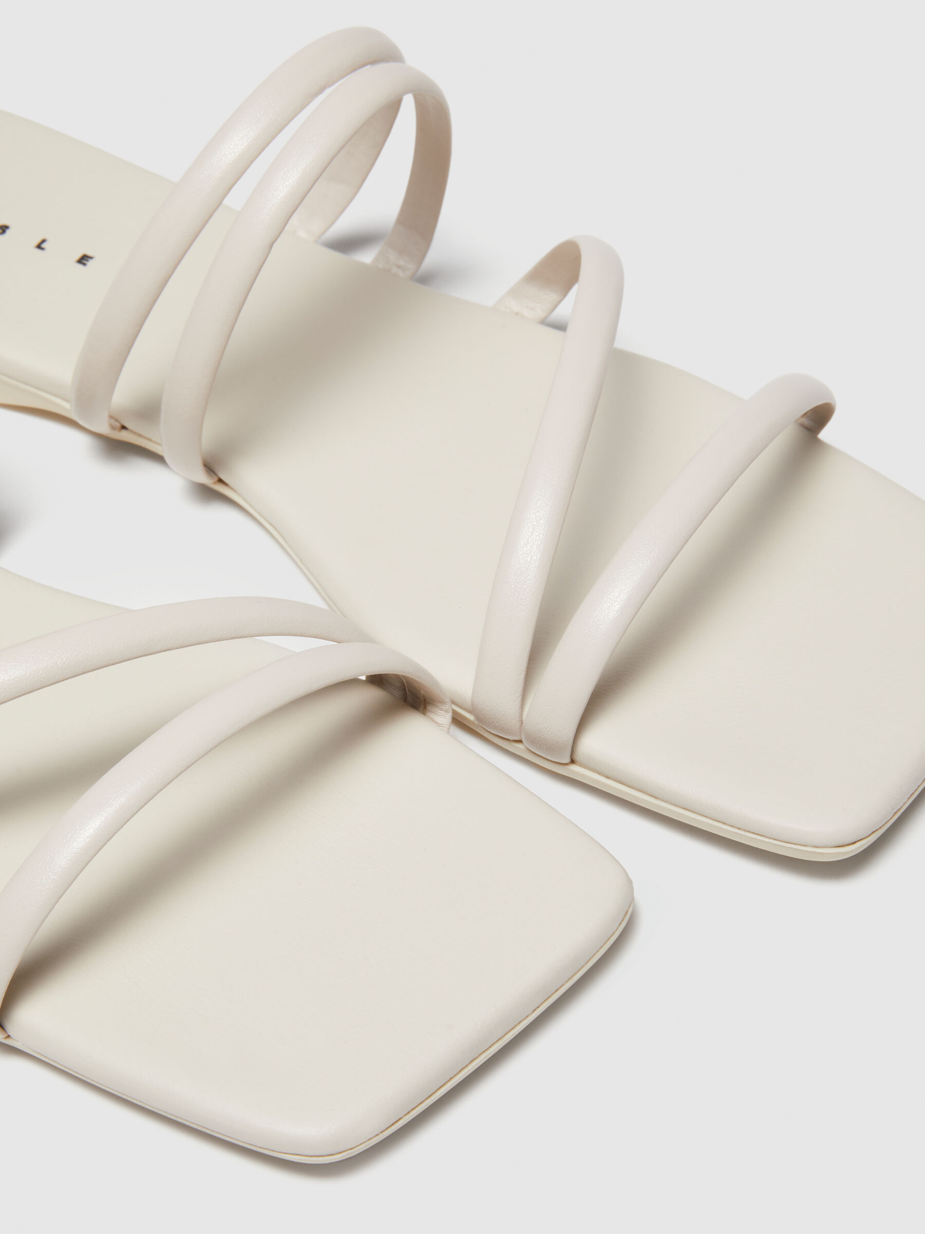 Flat sandals with bands Women image number null