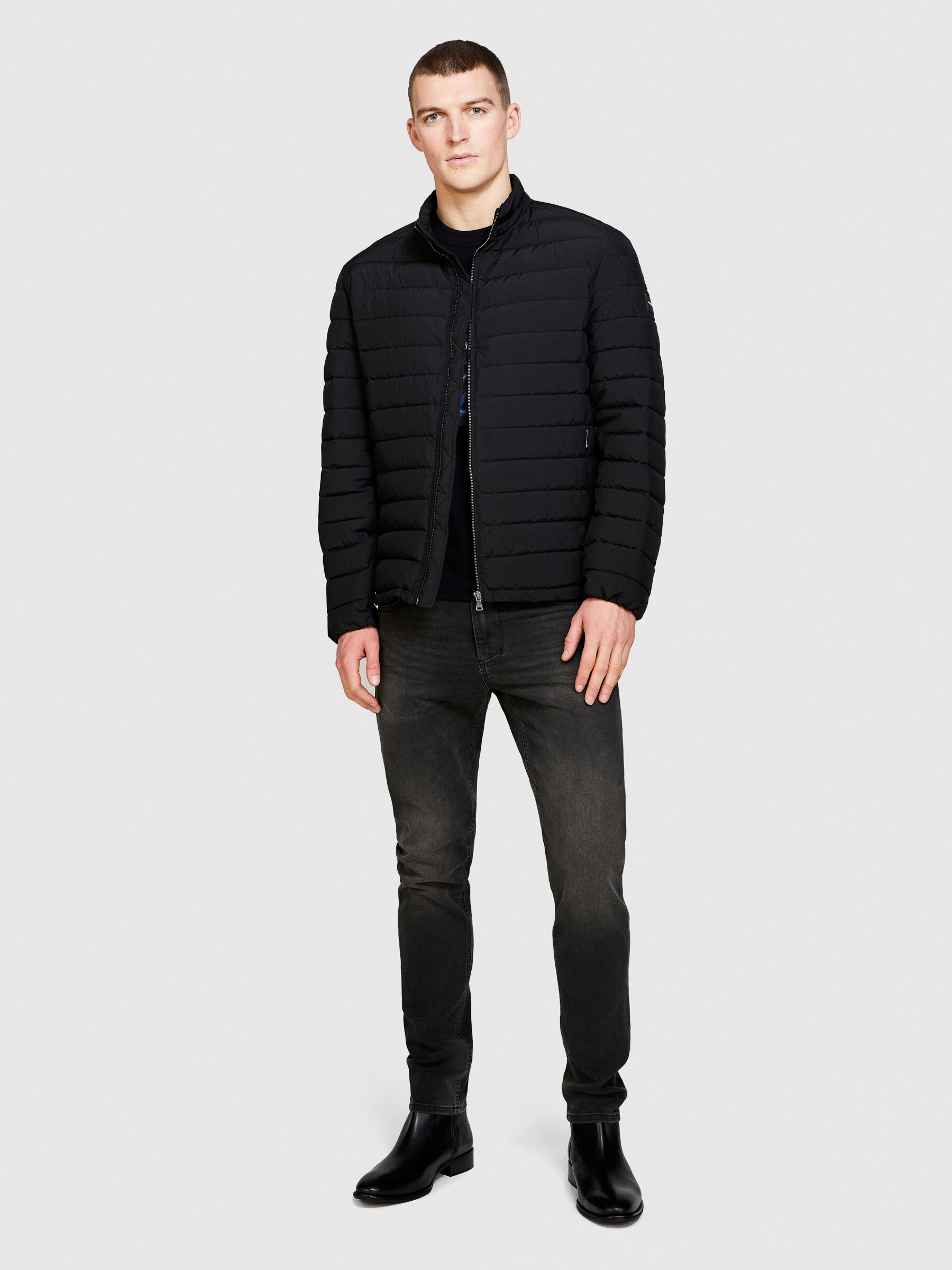 Slim fit padded jacket Men image number null