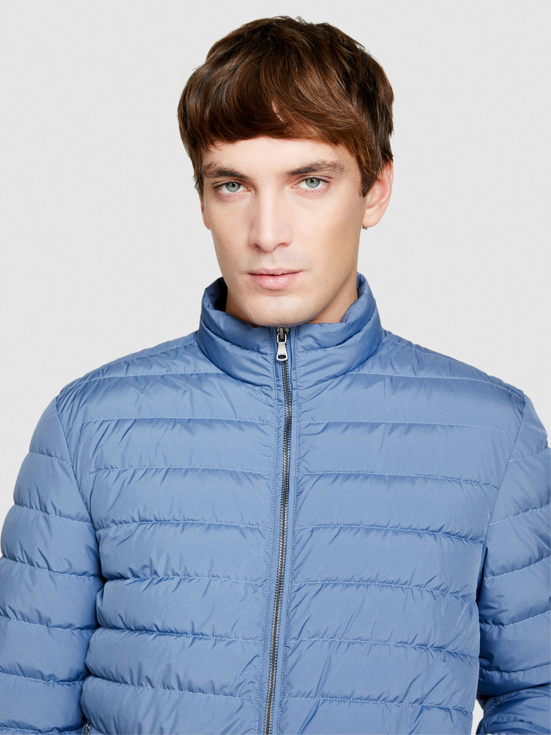 Slim fit padded jacket Men image number null