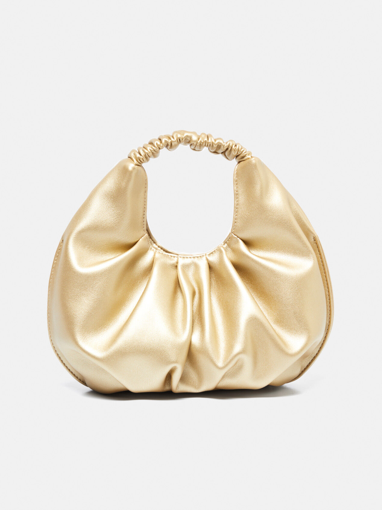 Gold discount metal bag
