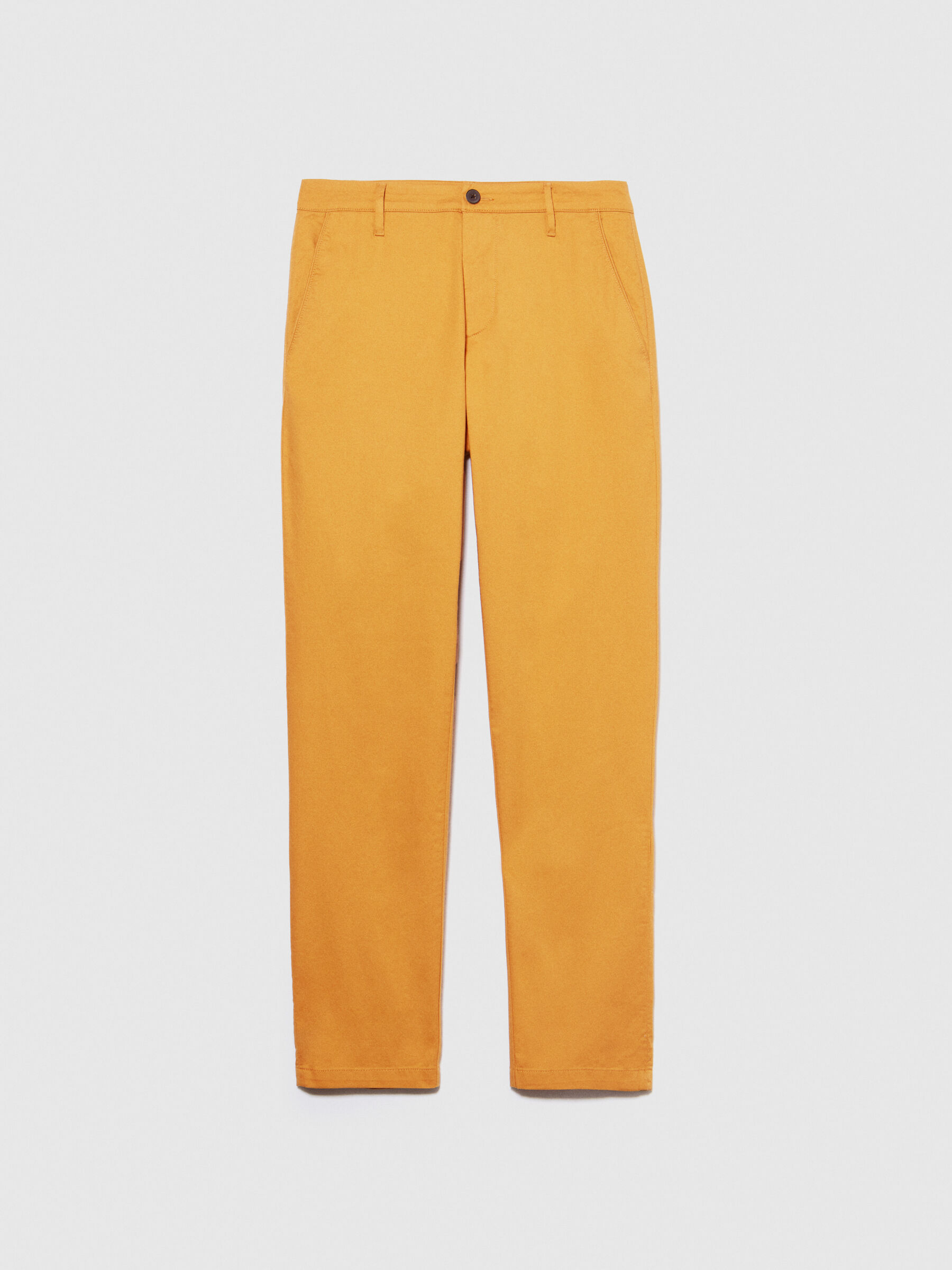 High-waisted wide-leg pants designed by women 2023 spring and summer new  fashion hang shun mustard yellow pants