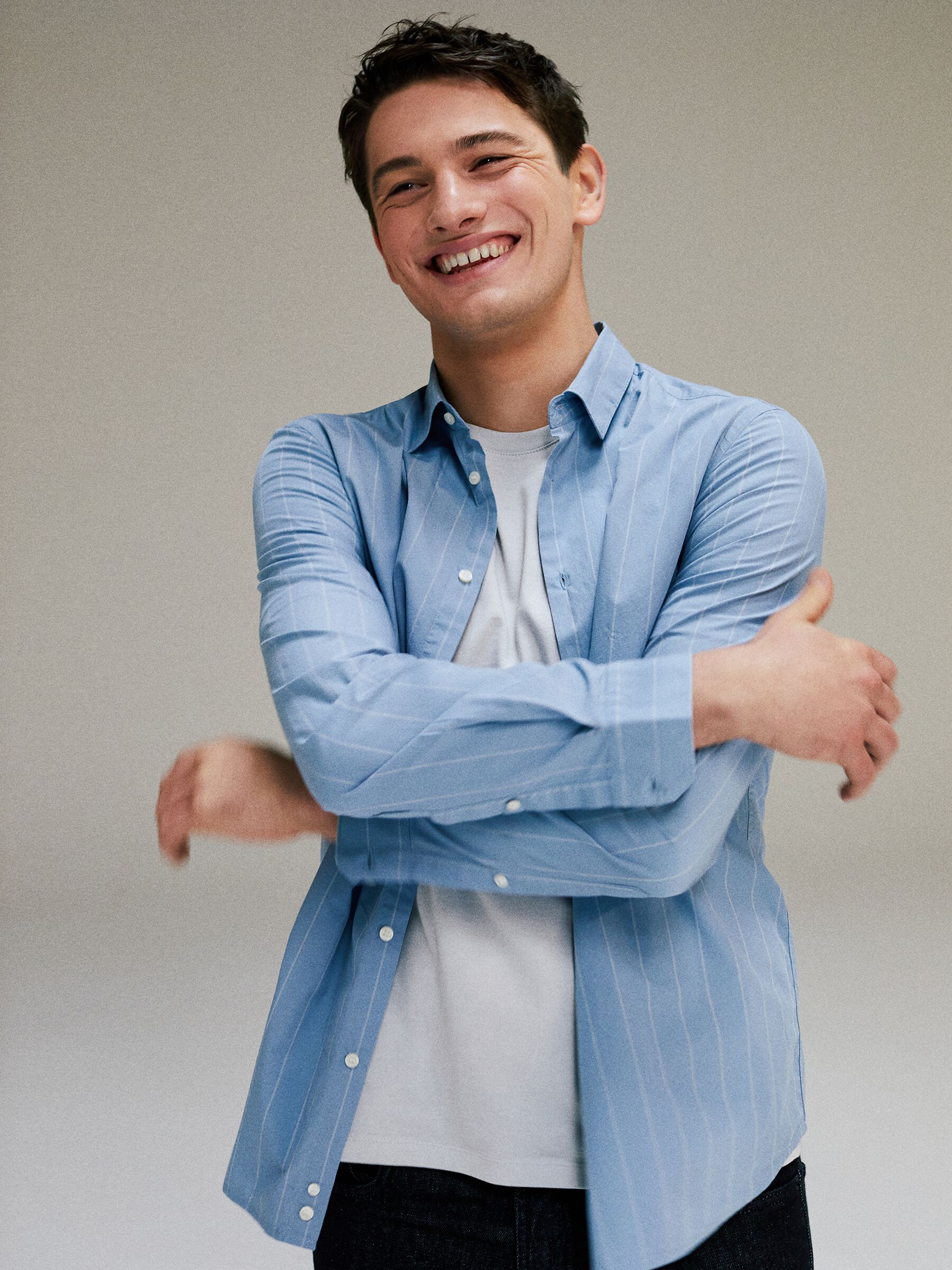 Striped shirt Men image number null