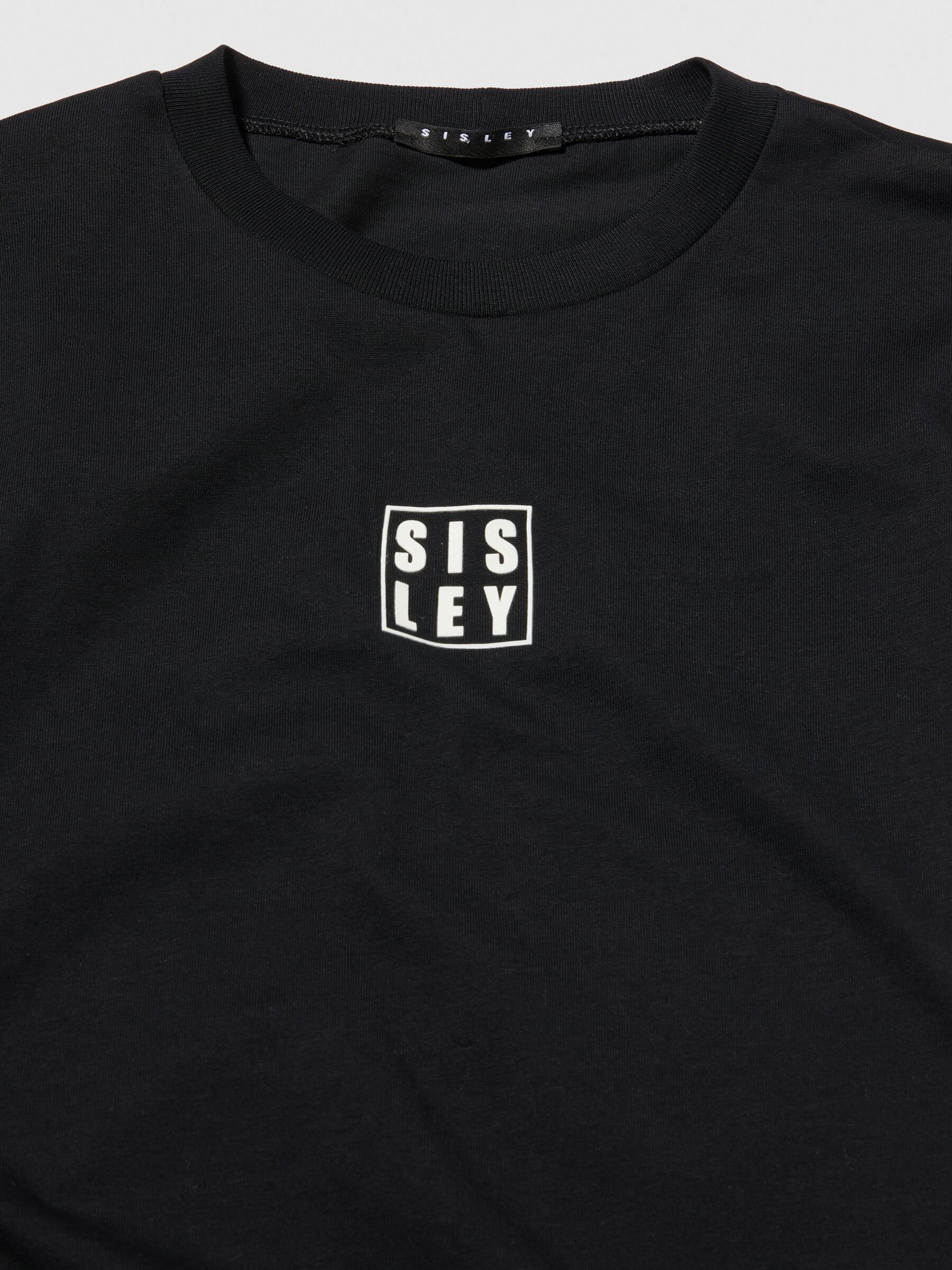 Clashing t-shirt, Black - Sisley