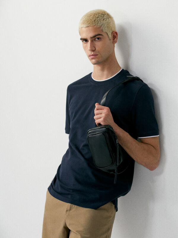 Clashing t-shirt - men's short sleeve t-shirts | Sisley