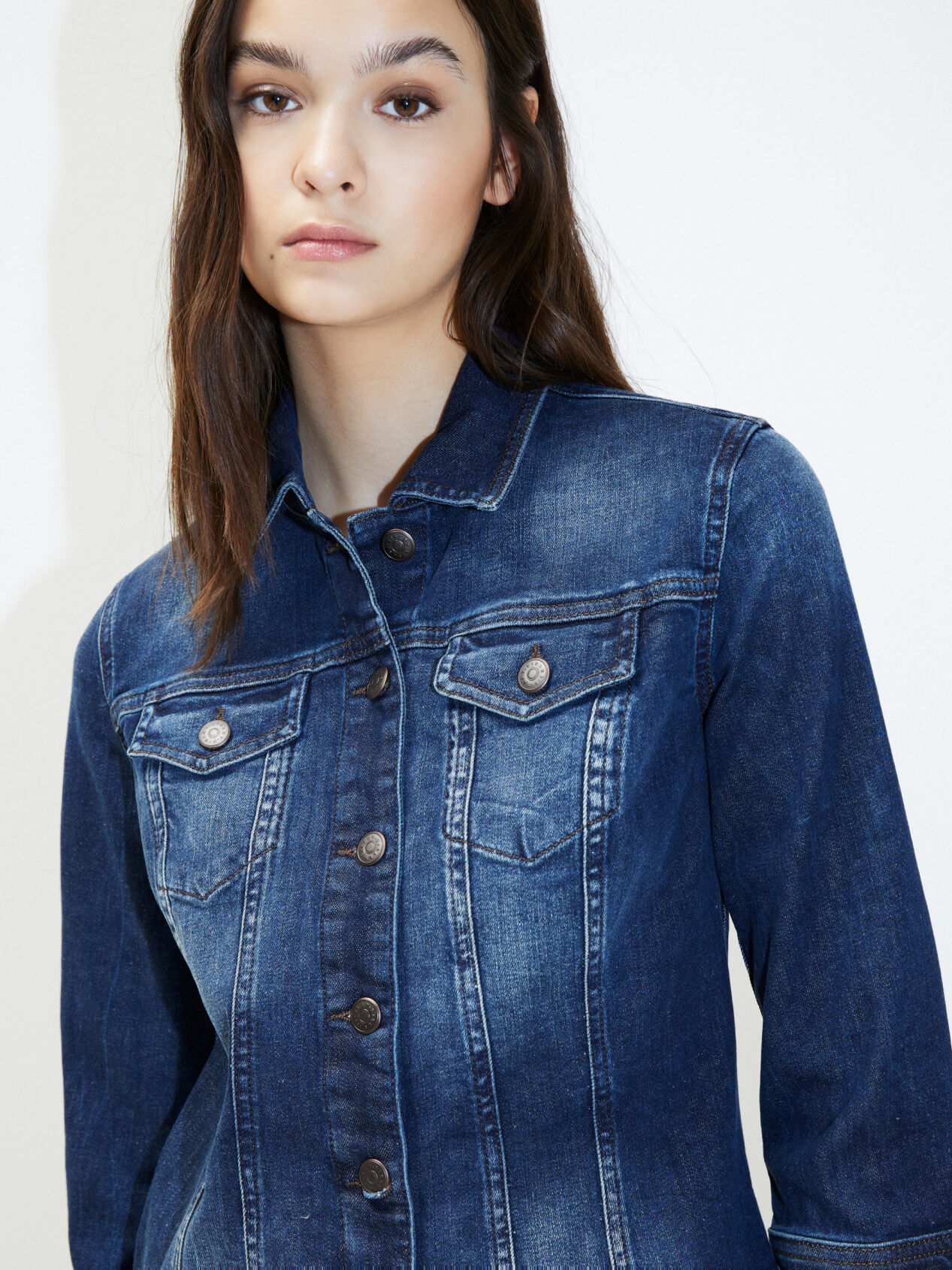 sisley jeans jacket