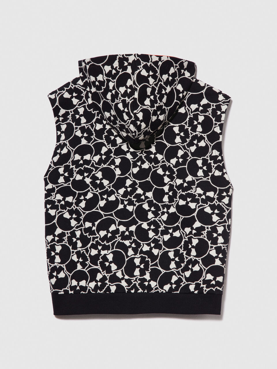 Sleeveless printed sweatshirt Junior Boy image number null