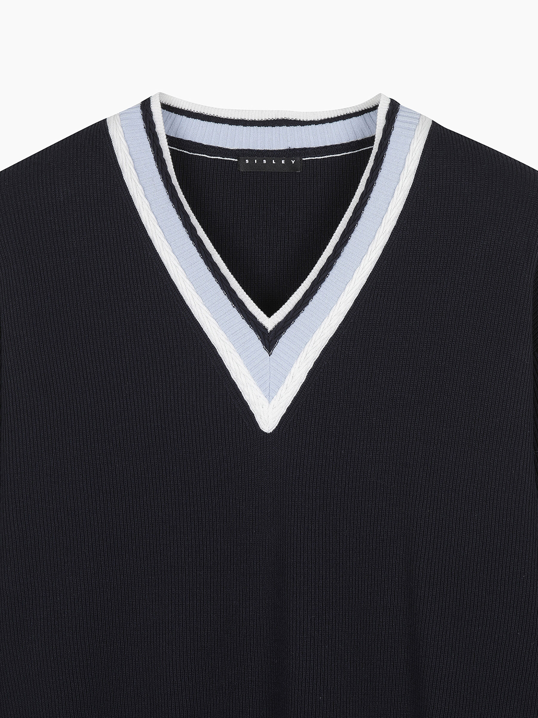 V NECK SWEATER L/S Women image number null