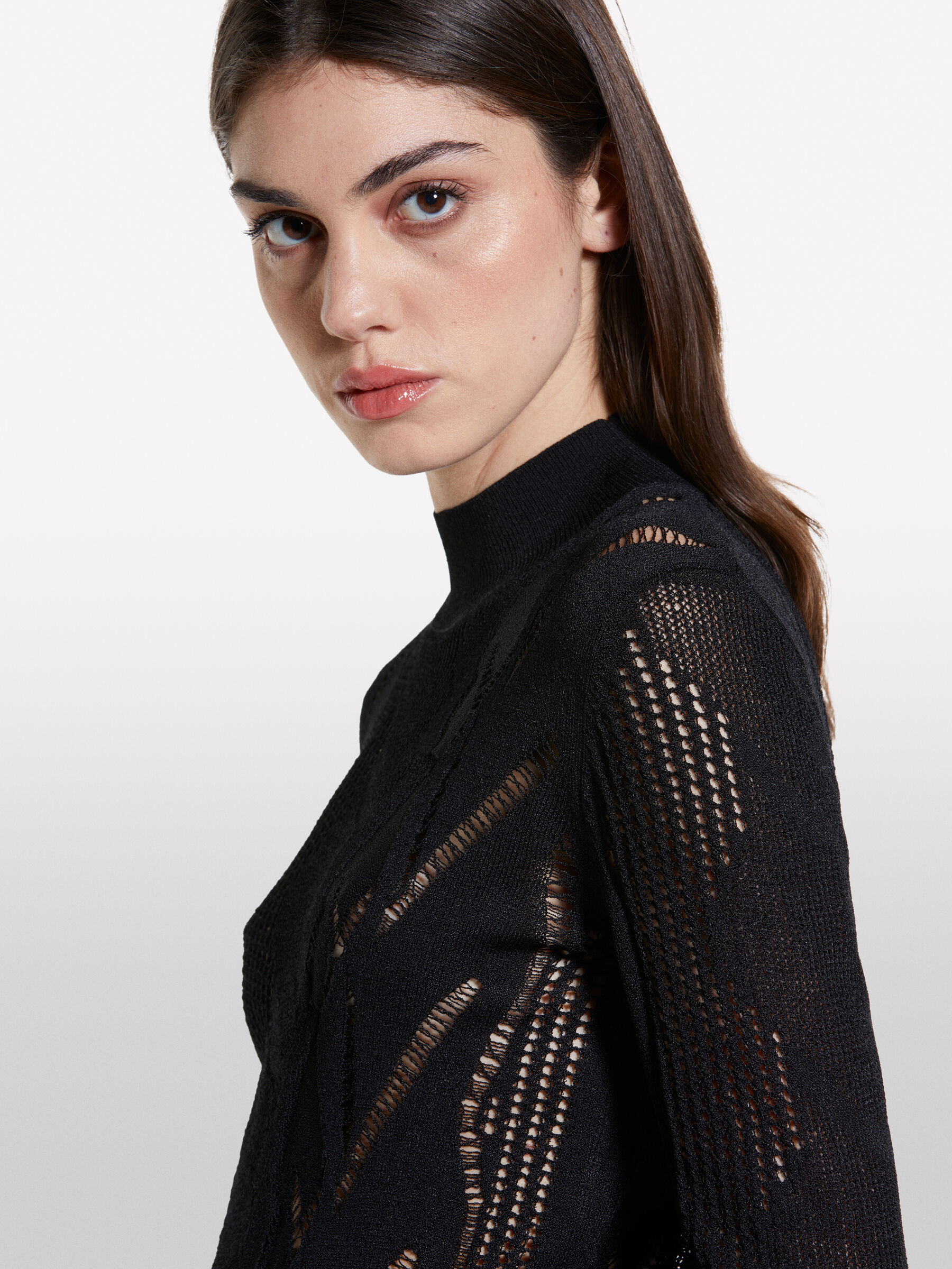 【YOURNUS】Centi Openwork Half Knit Openwork knit sweater - Teen | MANGO Mali