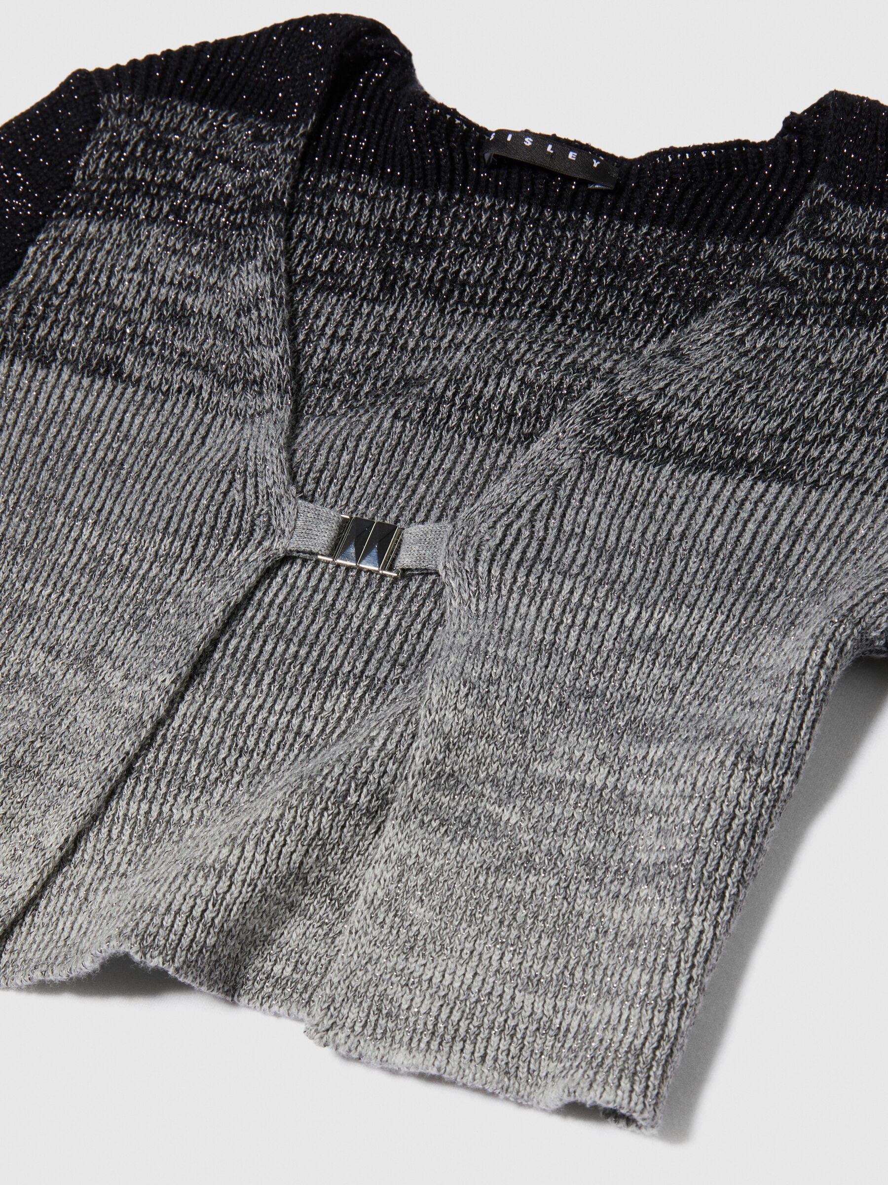 Faded lurex cardigan Junior Girl image number null