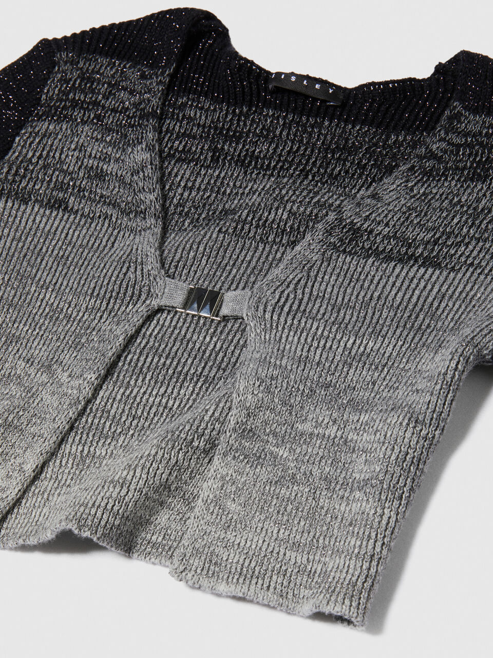 Faded lurex cardigan Junior Girl image number null