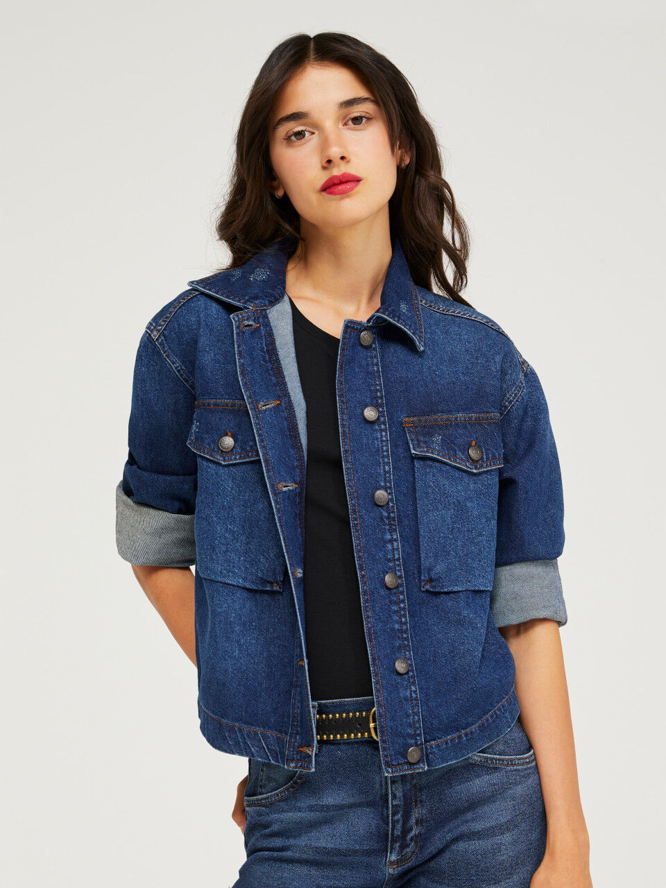 sisley denim jacket