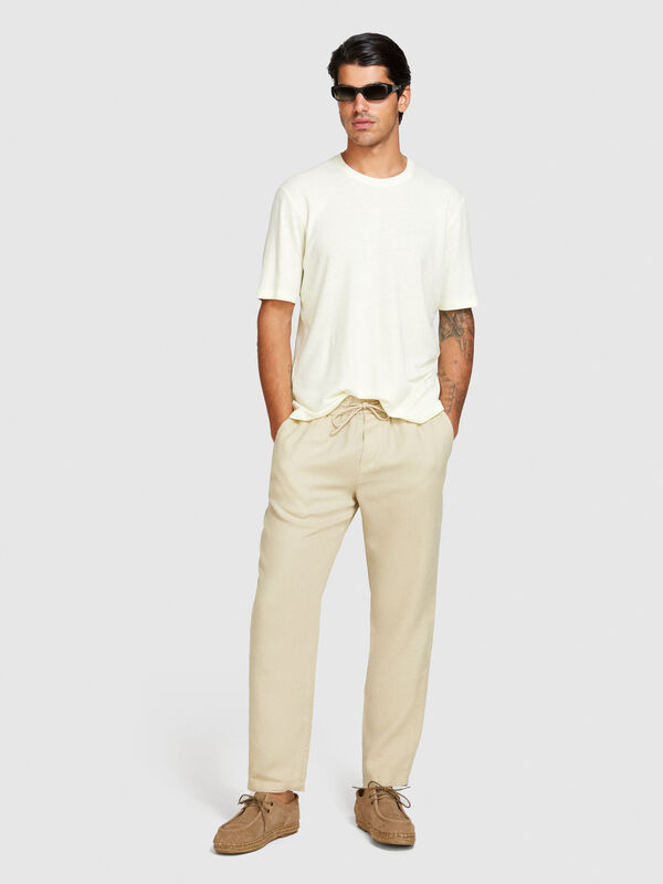 Crew neck t-shirt - men's short sleeve t-shirts | Sisley