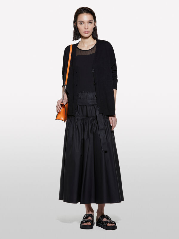 Black knit cardigan  - women's cardigans | Sisley