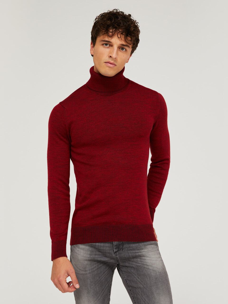 high neck sweater for men