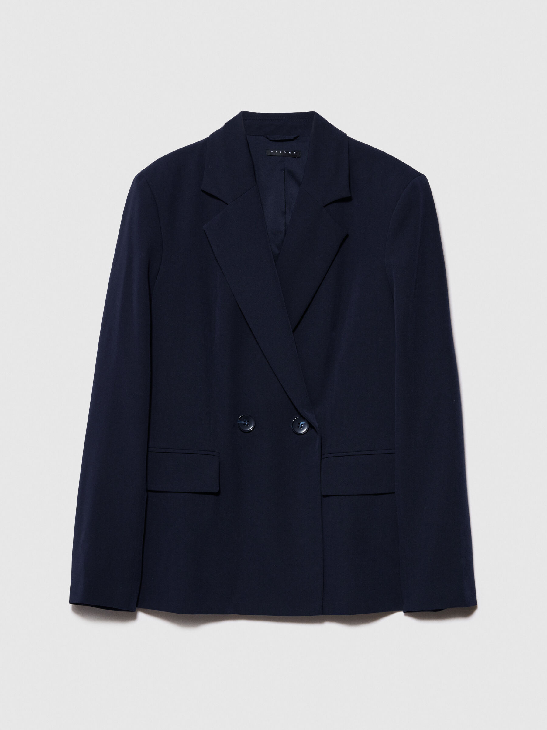 Double-breasted slim fit blazer Women image number null