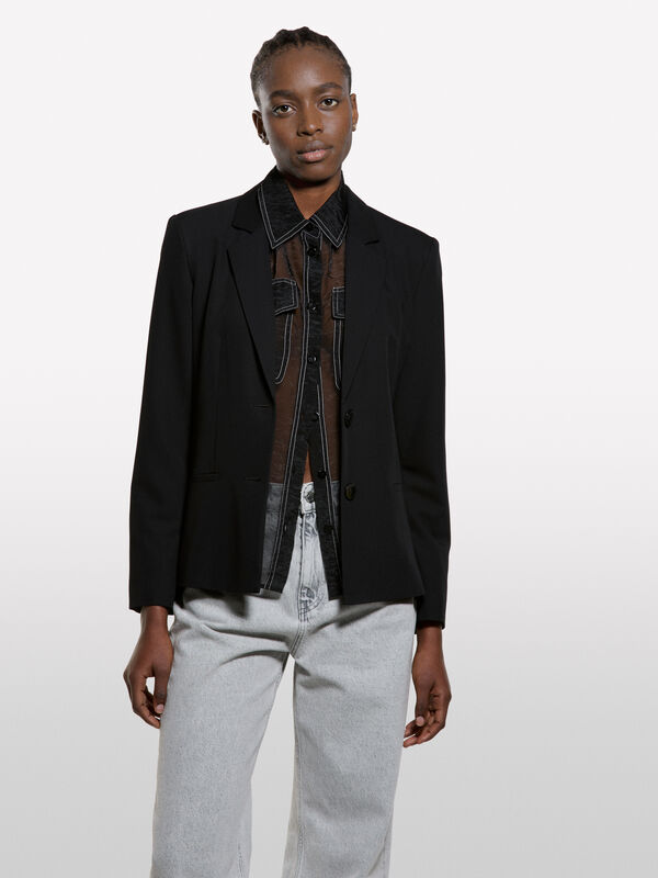 Slim-fit blazer - women's blazers | Sisley